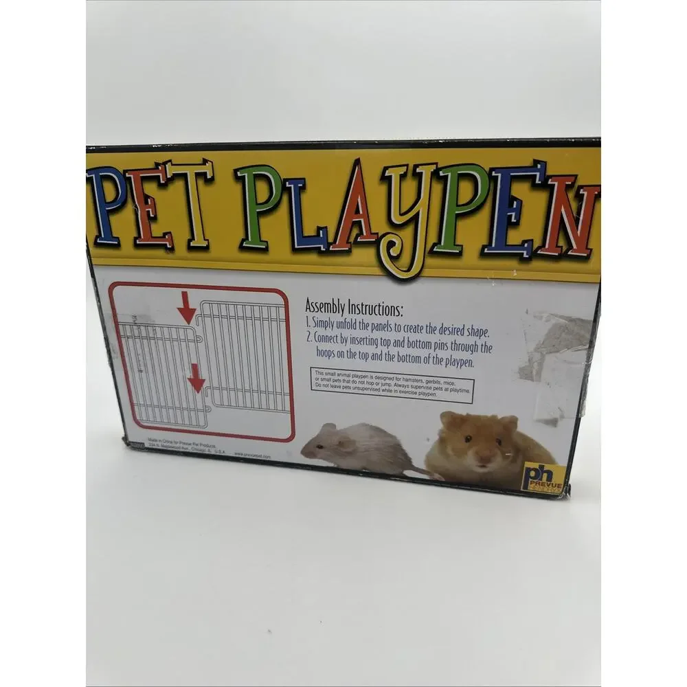 Pet Playpen Small Colorful Metal Playpen